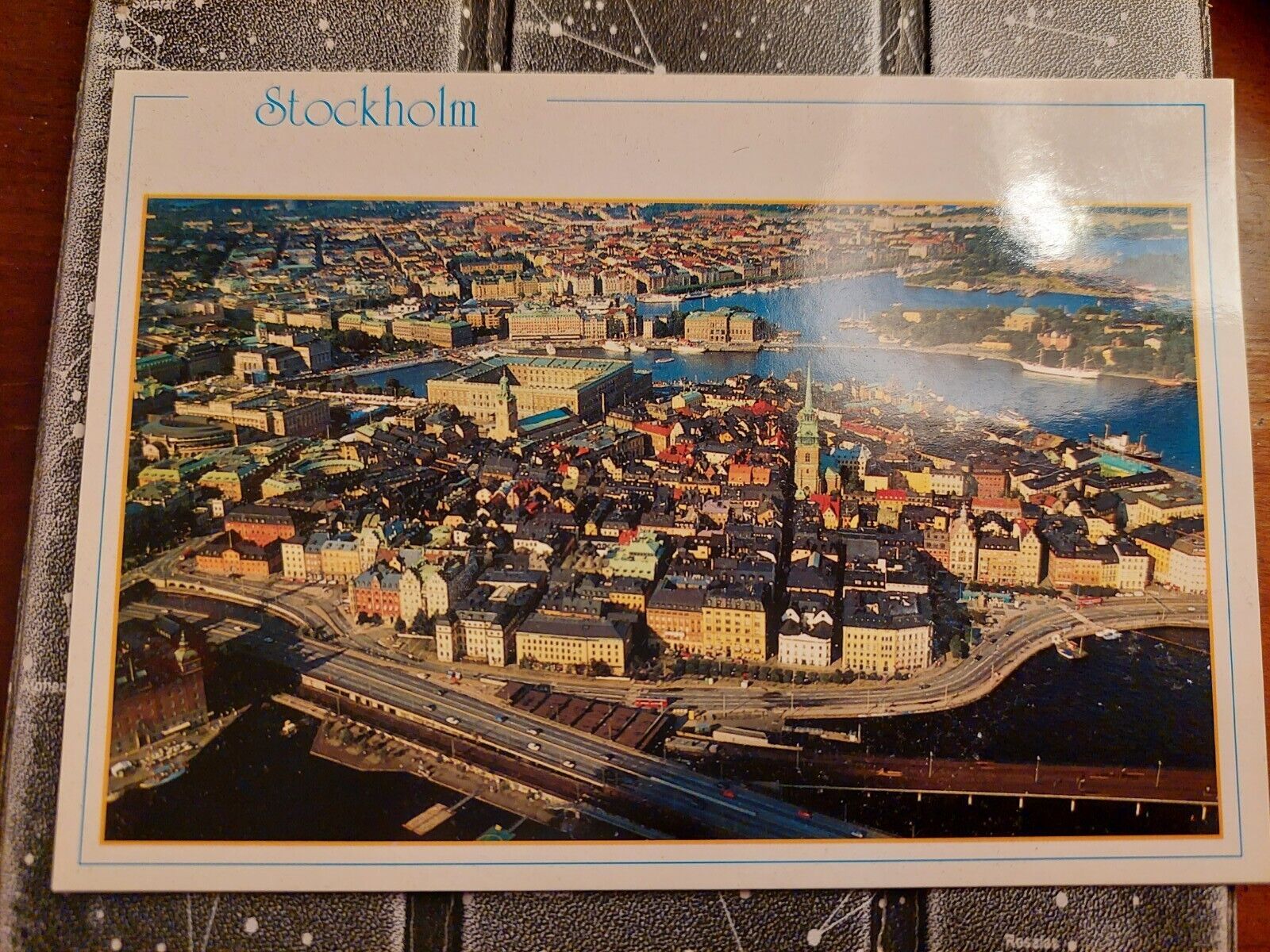 Postcard Aerial Picture, Stockholm, Sweden  