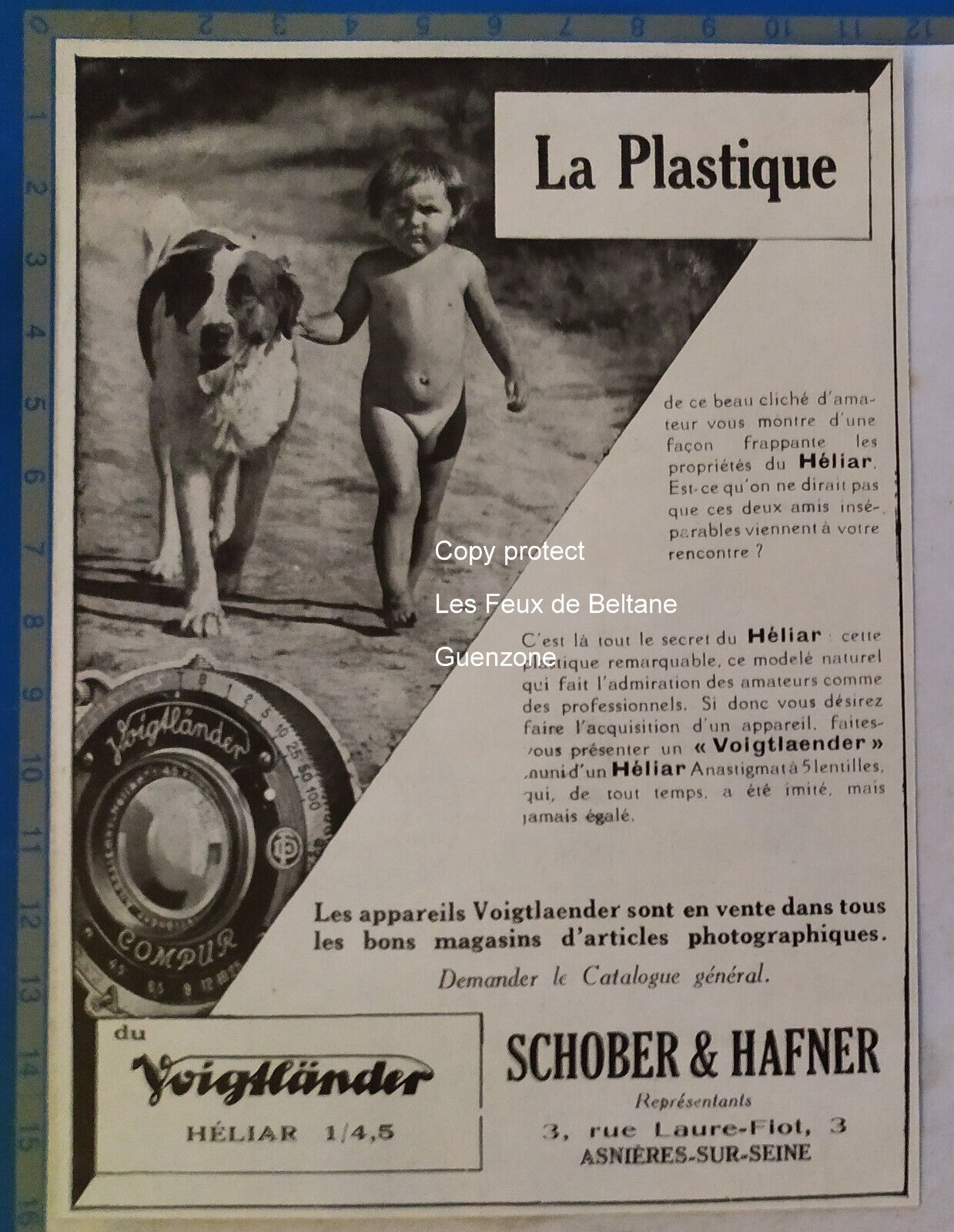 VOIGTLANDER Schober Hafner HELIAR Advertising Camera 1930