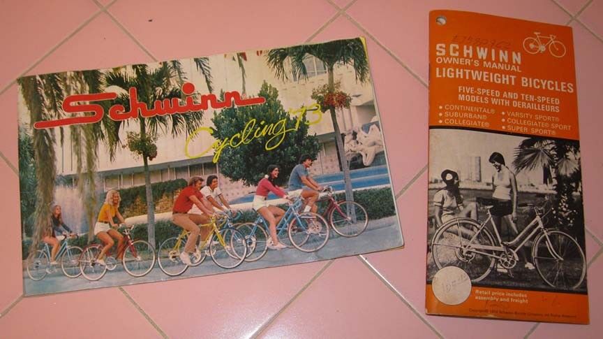 Vintage 1973 Schwin Bicycles Owner Manual & Catalogue Lightweight Bike Sting-Ray