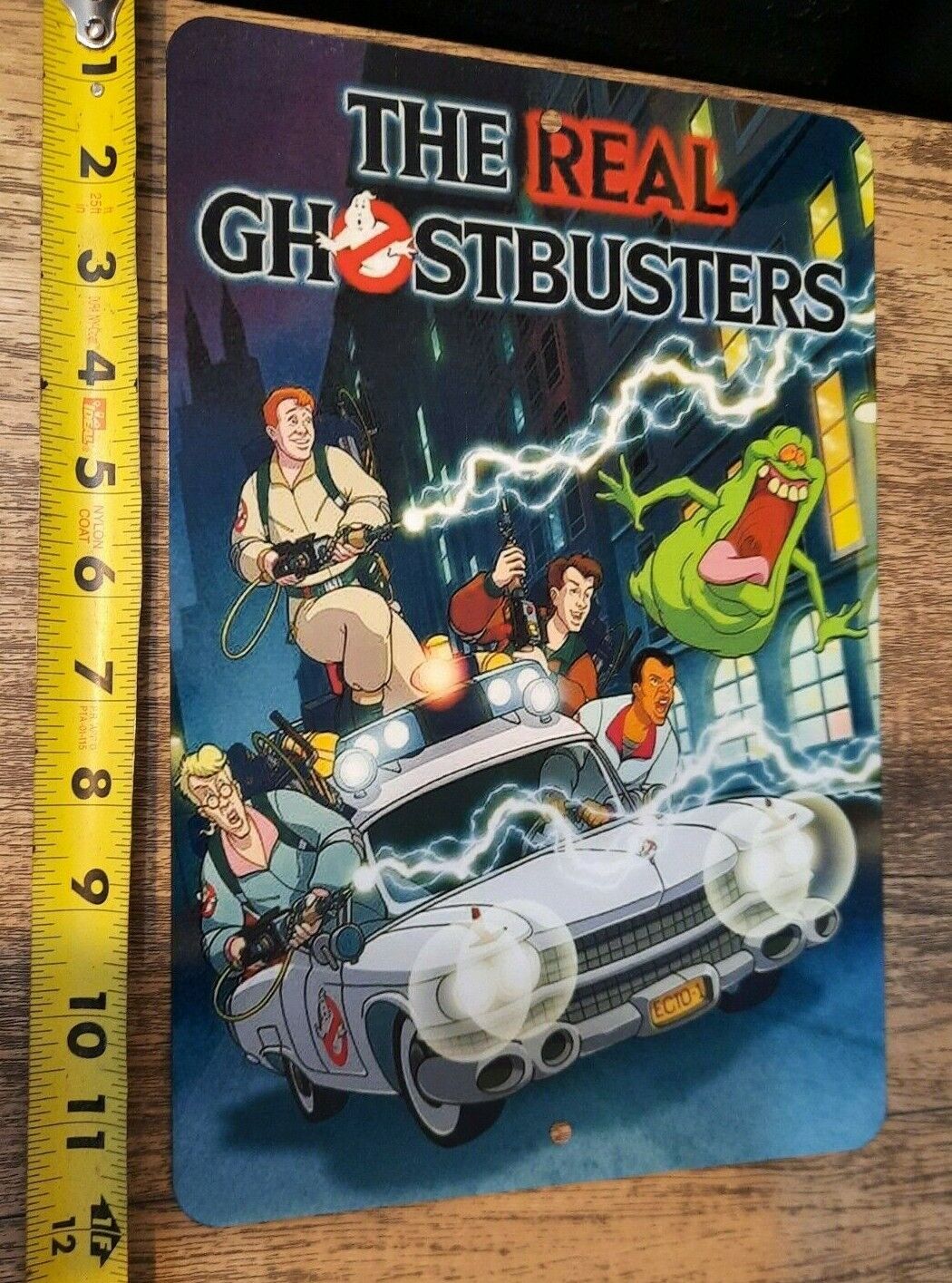 The Real Ghostbusters Retro 80s Cartoon 8x12 Metal Wall Sign