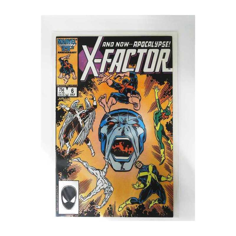X-Factor (1986 series) #6 in Very Fine + condition. Marvel comics [e~