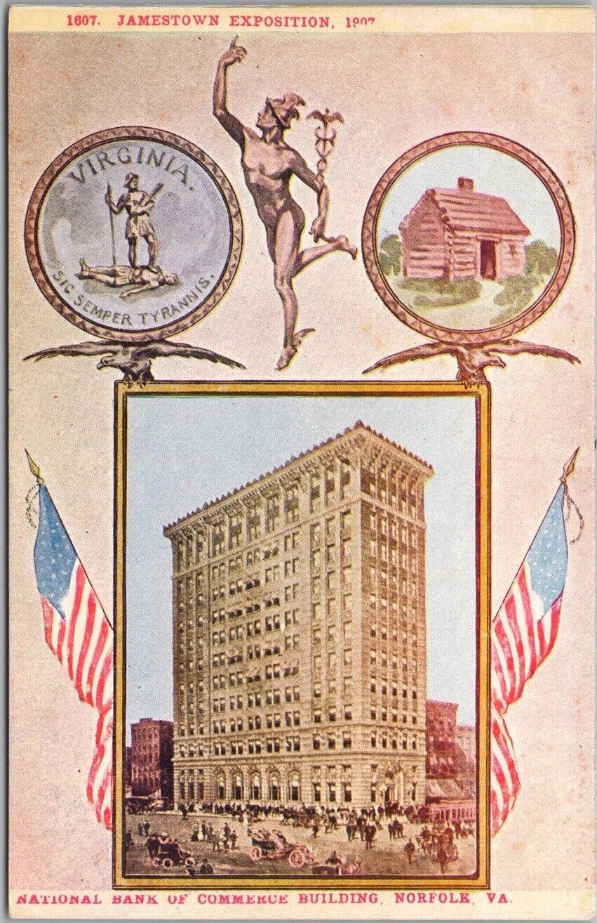 1907 JAMESTOWN EXPO Postcard \
