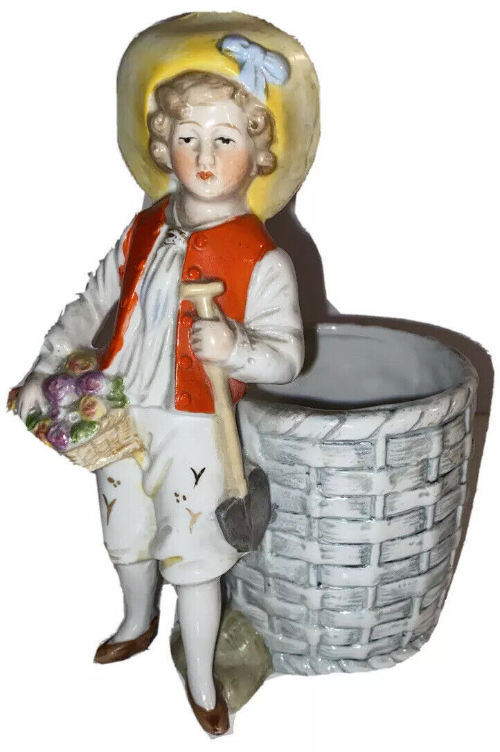 Antique German Grafenthal figureine Boy With Vase DEP 18034
