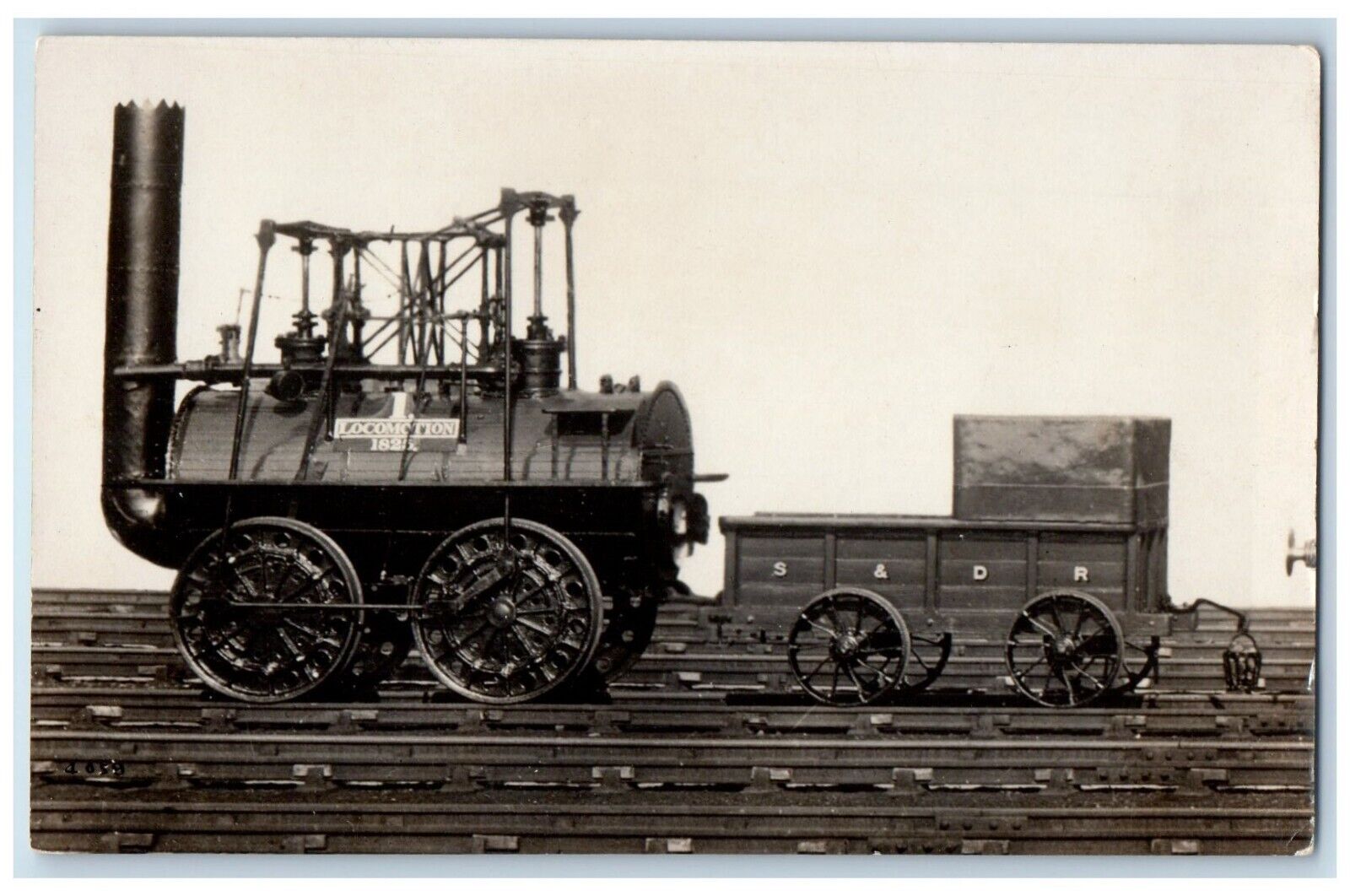 c1920s Stephenson Co. Stockton Darlington Locomotive Britain RPPC Photo Postcard