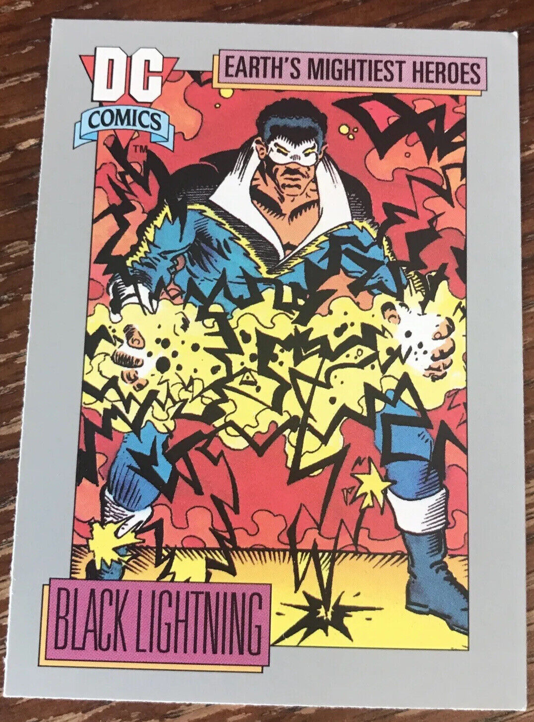 BLACK LIGHTNING, #35 Impel DC Comics Cosmic Trading Card, Jefferson Pierce, CW