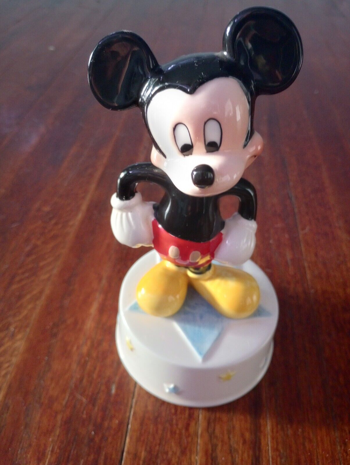  Rare Vintage Schmid Disney Mickey Mouse Music Box Works Disney Characters