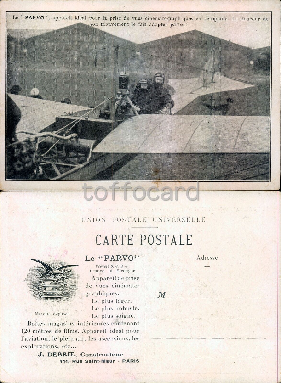 AVIATION PIONEERS-FRANCE-LE PARVO DEBRIE PARIS-C15-92