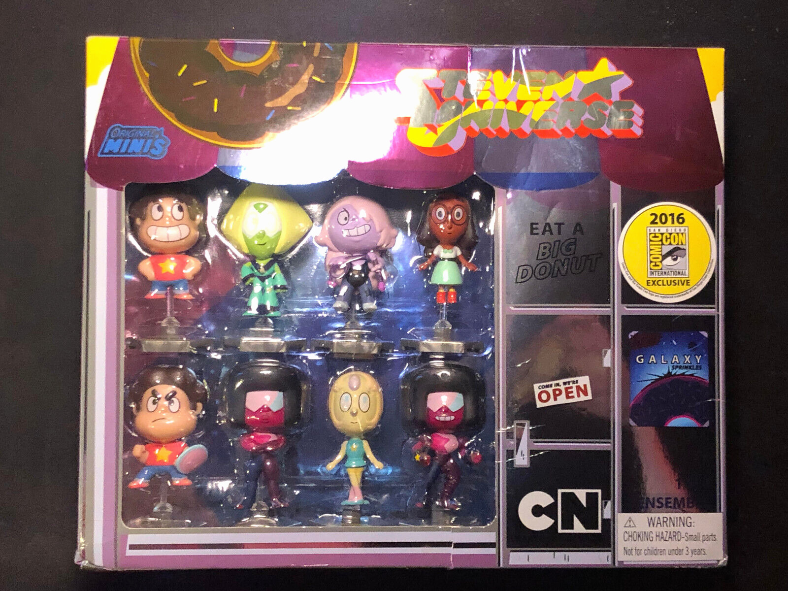 Rare Steven Universe Big Donut Limited SDCC 2016 Minis Never Opened