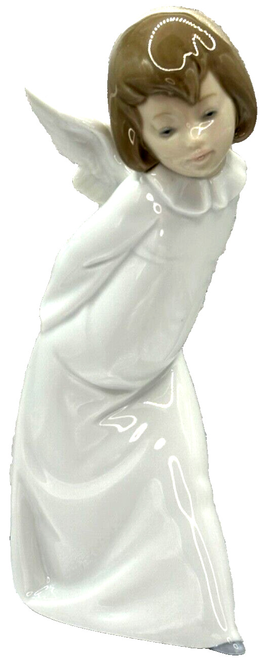 Curious Angel by Lladro Porcelain Figurine #4960 Spain Hand Crafted Vintage