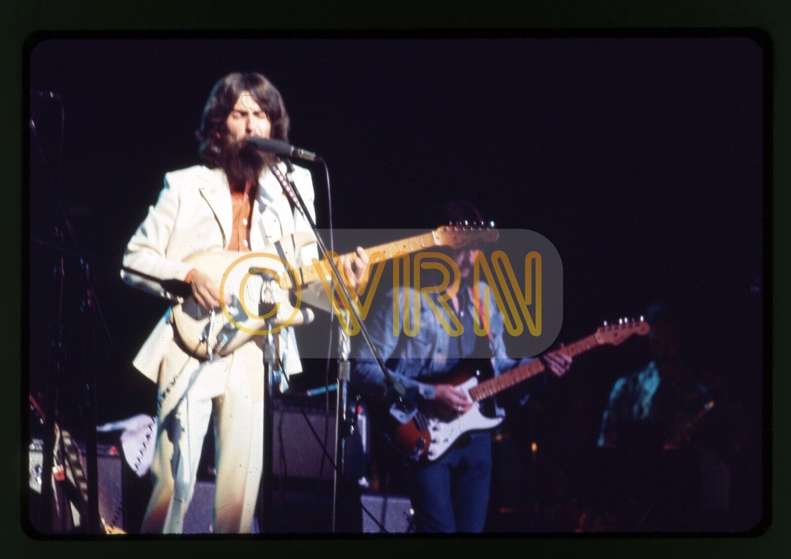 Beatles GEORGE HARRISON Bangladesh ERIC CLAPTON 1971 ORIG 35mm Ektachrome Slide
