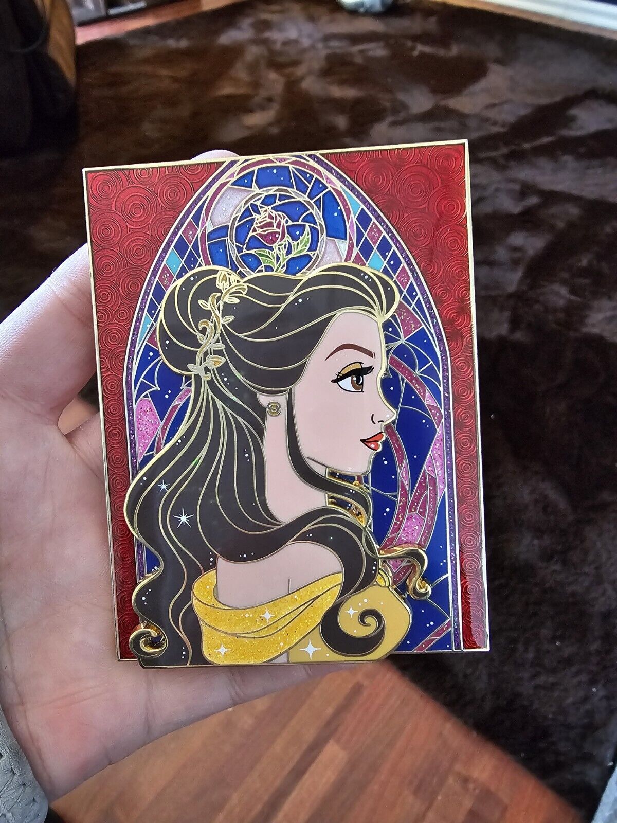 DBG Disney Fantasy Pin Design by Genn Beauty And the BEAST Belle pin