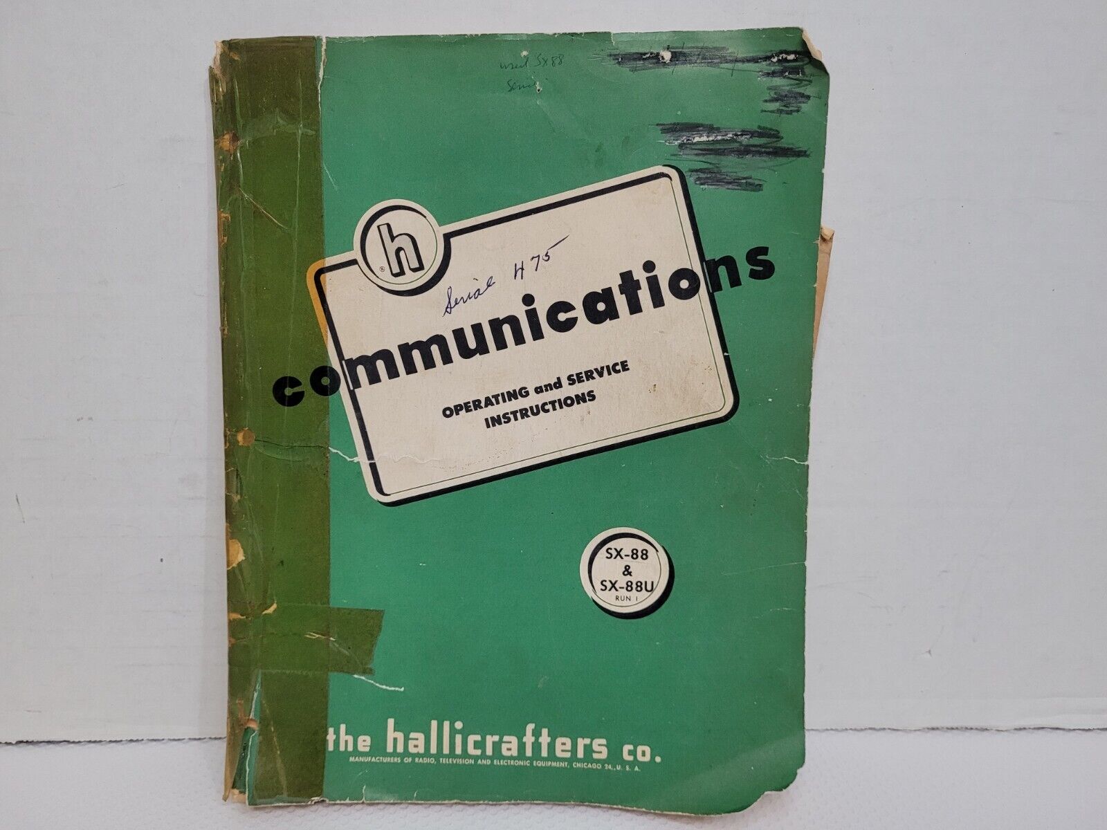 Hallicrafters SX-88 SX-88U Communications RECEIVER OPERATION & SERVICE MANUAL