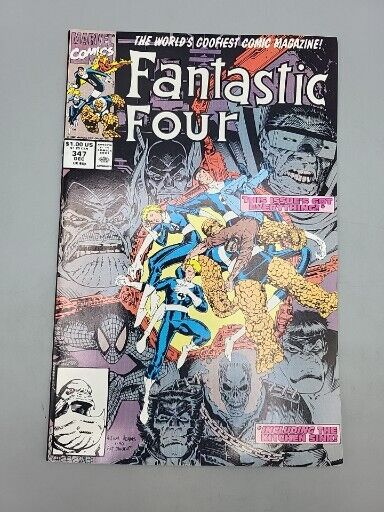 Fantastic Four #347, 1st app. of the new Fantastic Four Marvel COMICS HUMAN TORC