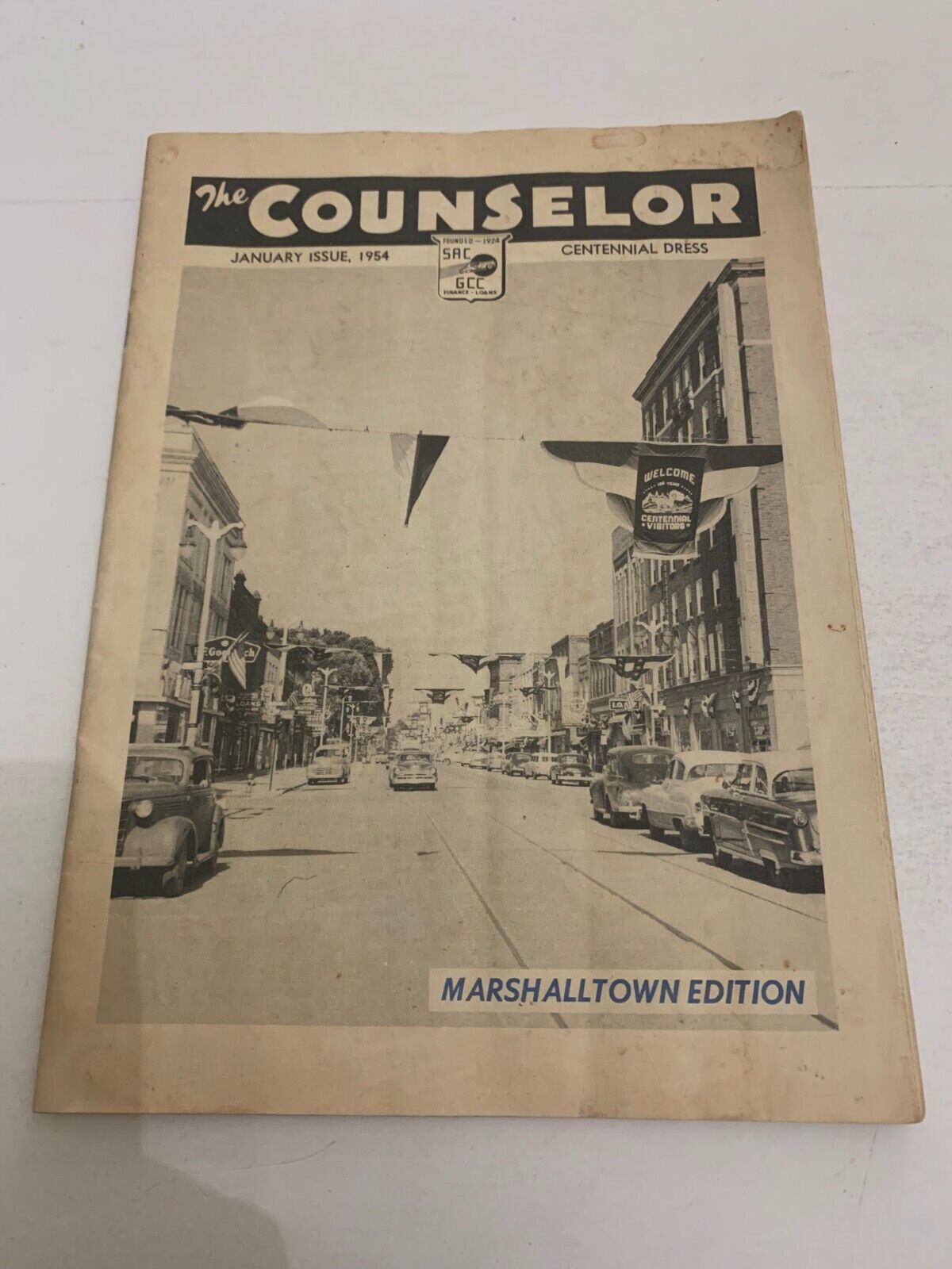 January 1954 The Counselor Marshalltown Iowa Travel Booklet