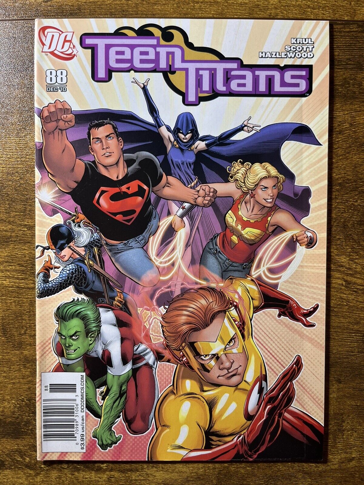 TEEN TITANS 88 EXTREMELY RARE NEWSSTAND VARIANT 2ND CAMEO APP SOLSTICE 2010