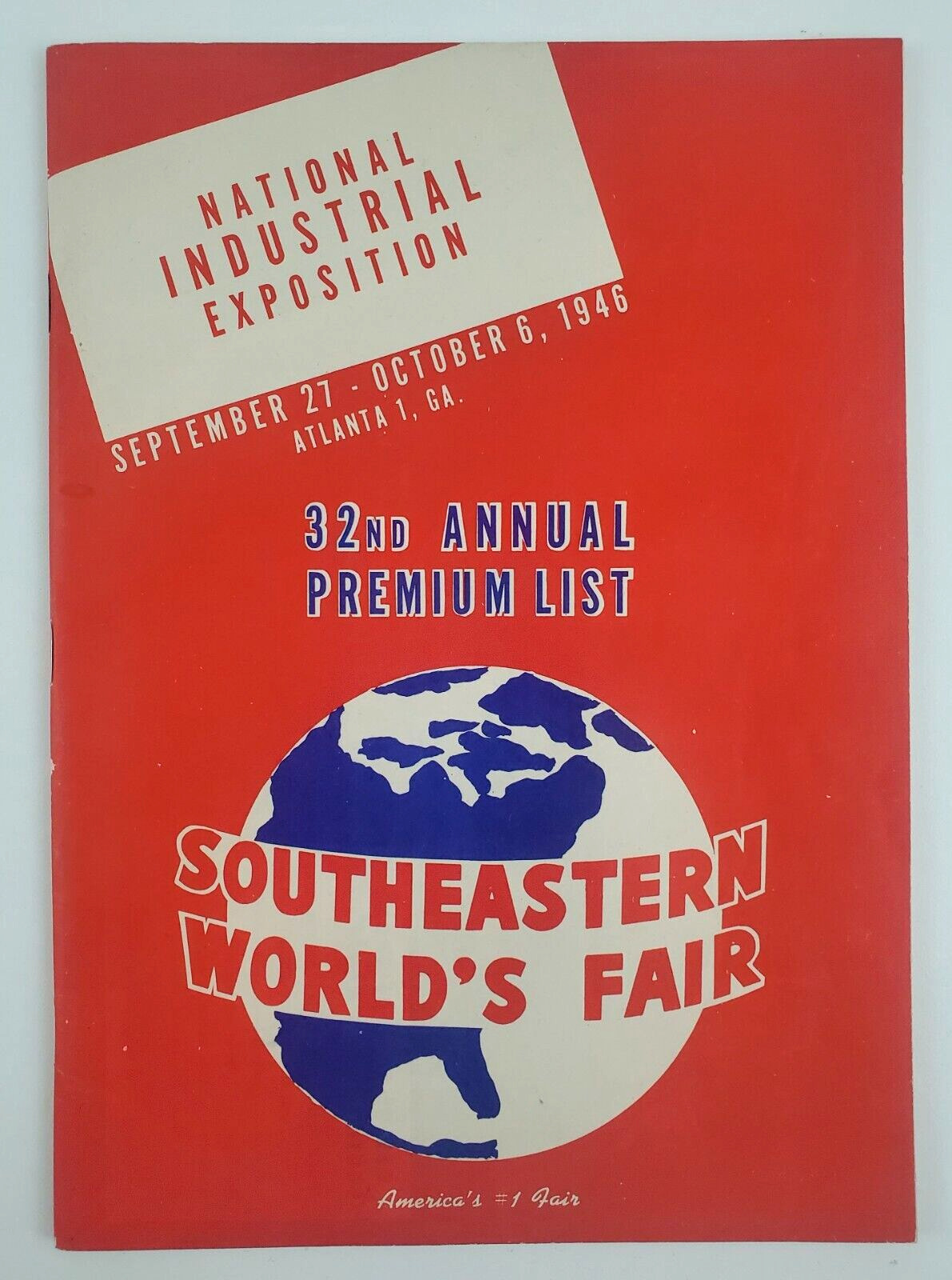 1946 Atlanta GA Southeastern World\'s Fair Livestock Exposition Vintage Booklet