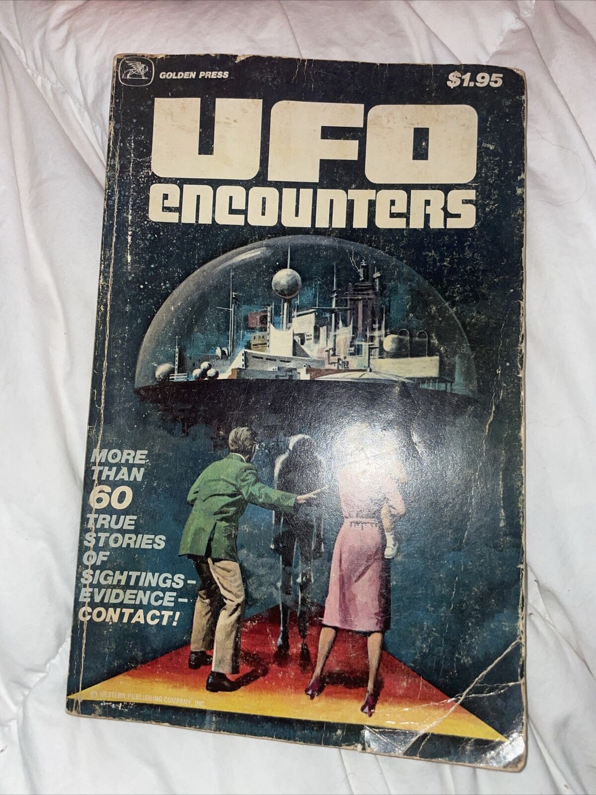 UFO Encounters Comic Book 1978 Golden Press Paperback