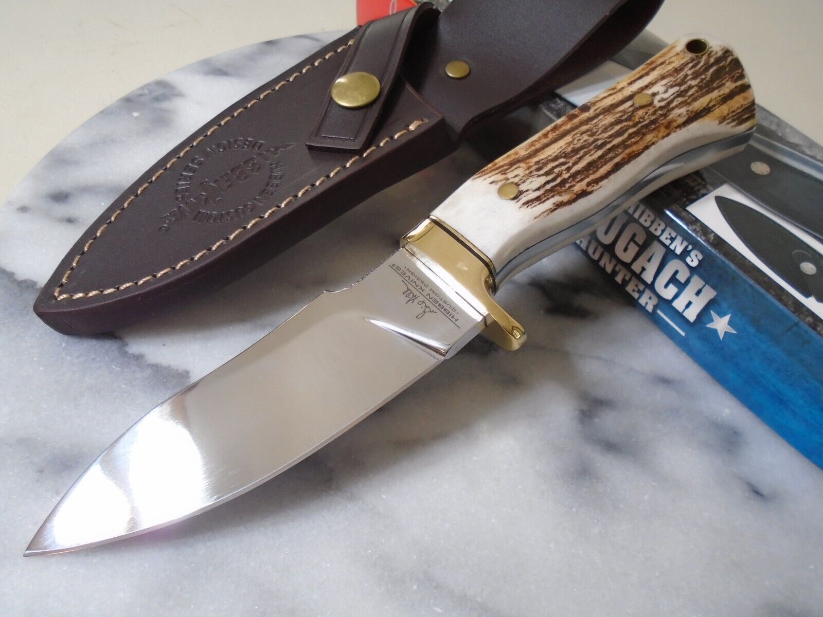 Gil Hibben Chugach Stag Fixed Blade Knife Solingen 1.4116 German Steel GH5084GS
