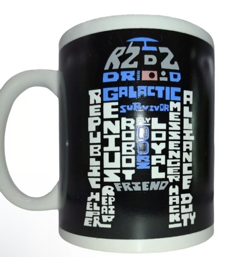 R2D2 Droid / Mandalorian Star Wars Ceramic Coffee Mug Cup Lucas Films