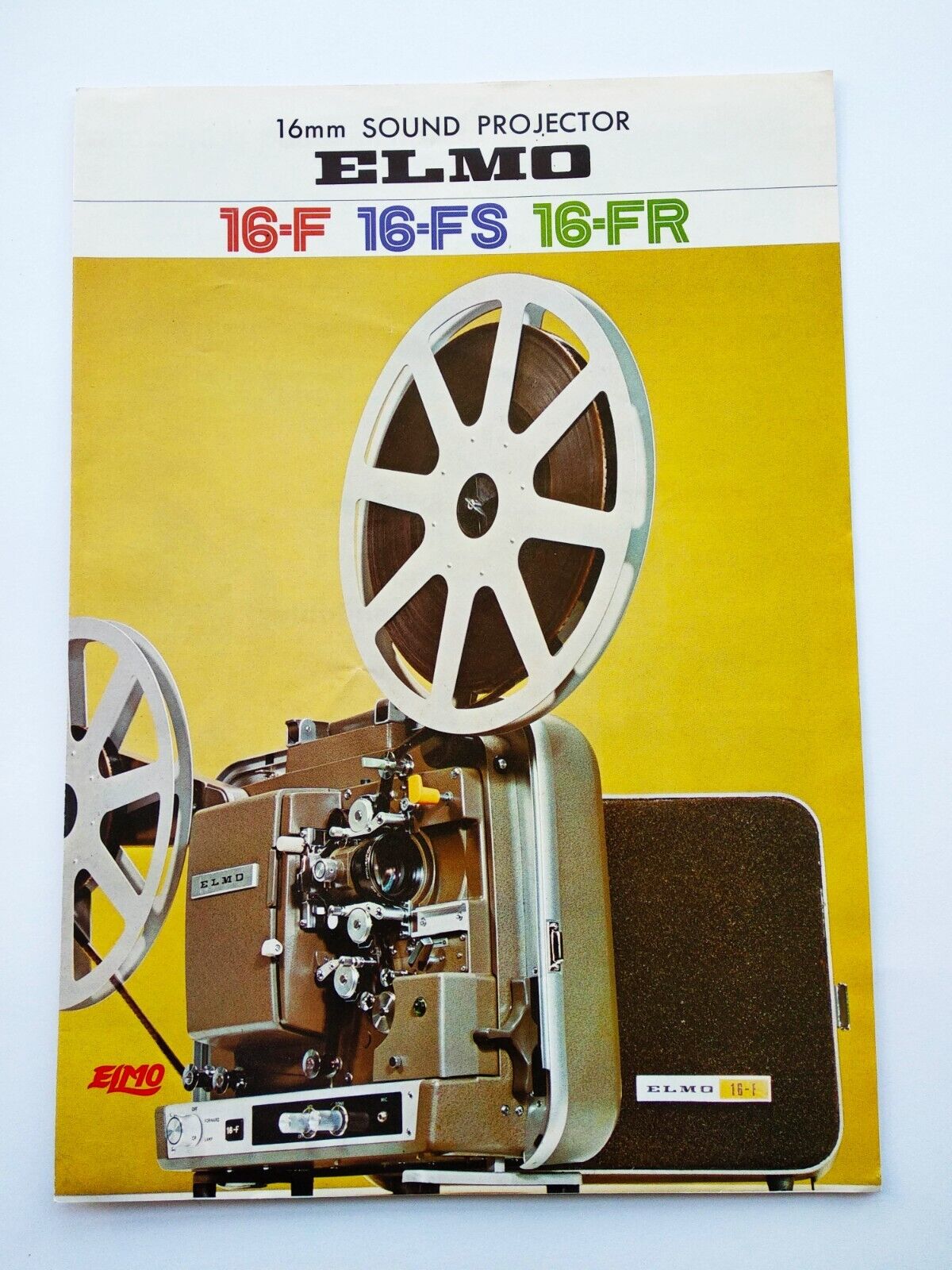 ELMO 16 mm sound projector Advertising booklet Japan