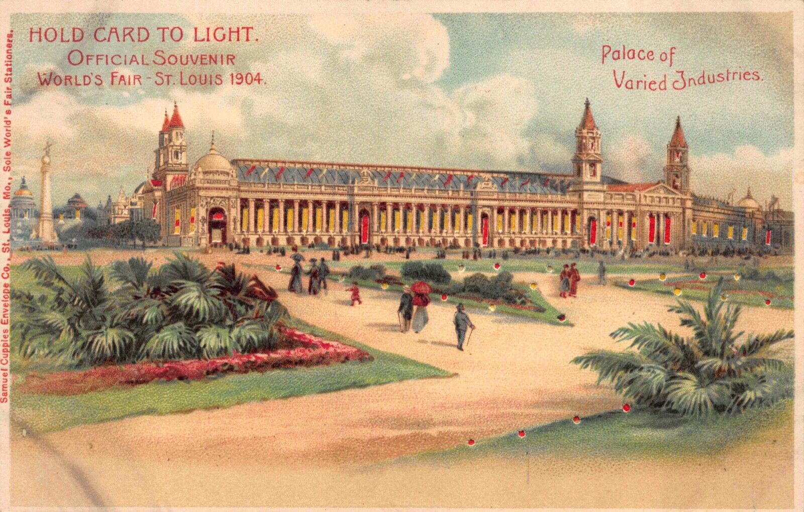 Hold-To-Light PC Palace of Varied Industries World\'s Fair St. Louis MO~122088