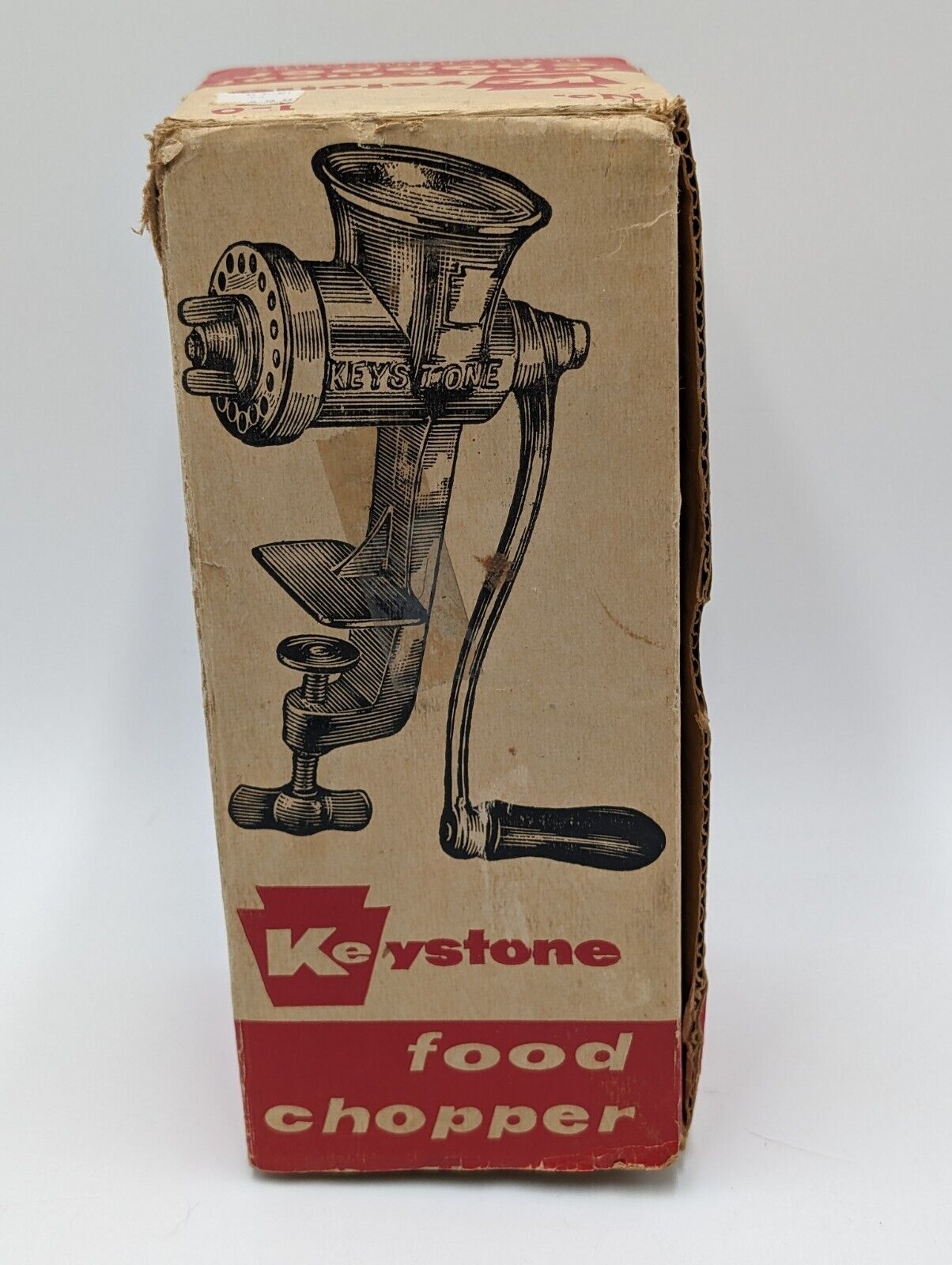 Vintage Keystone Food & Meat Chopper & Grinder No. 1-0 In Original Box  
