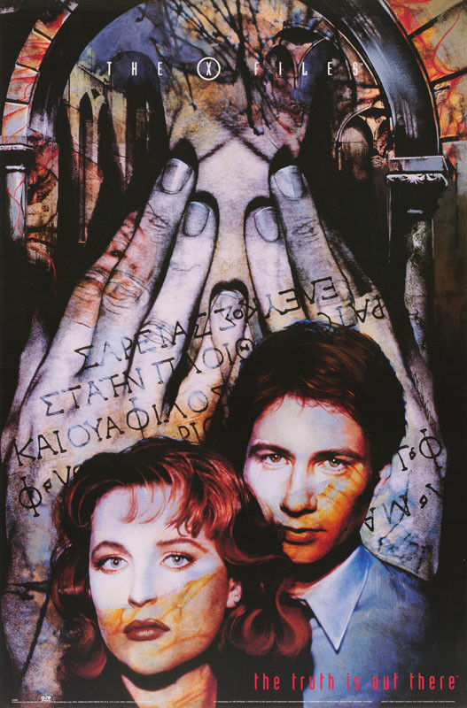 POSTER : TV : X-FILES - MULDER & SCULLY -     #3008 RP75 U