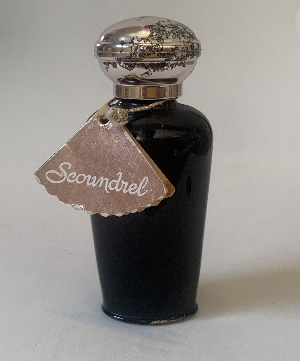 Vintage SCOUNDREL Petite Perfume Joan Collins Revlon Mini Perfume .2 Oz