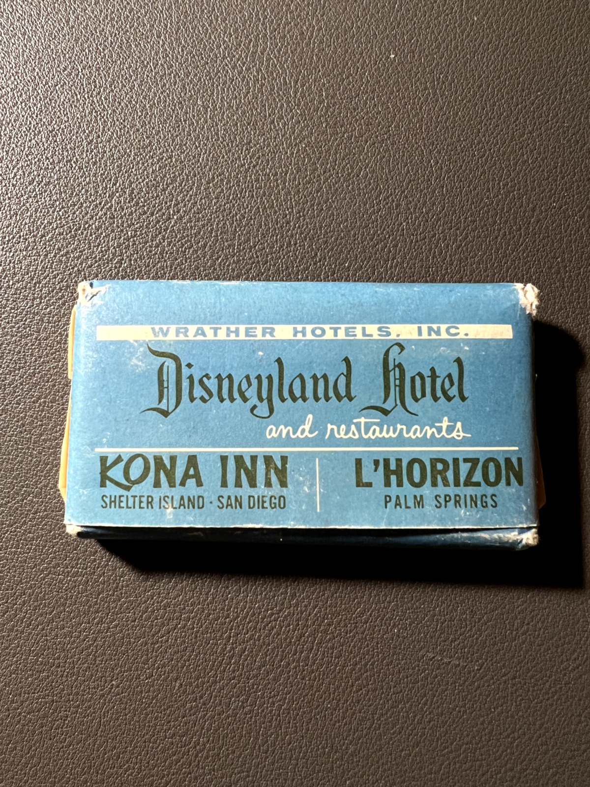 VINTAGE 1962 DISNEYLAND HOTEL and Restaurants Wrather Hotels Inc. Very Rare