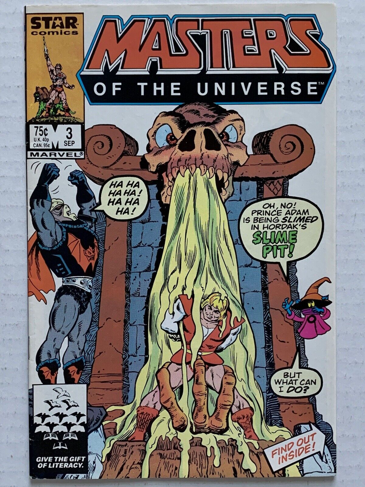 Masters of the Universe #3 (1986) Star Comics- He-Man vs Hordak (NM/9.2)-VINTAGE