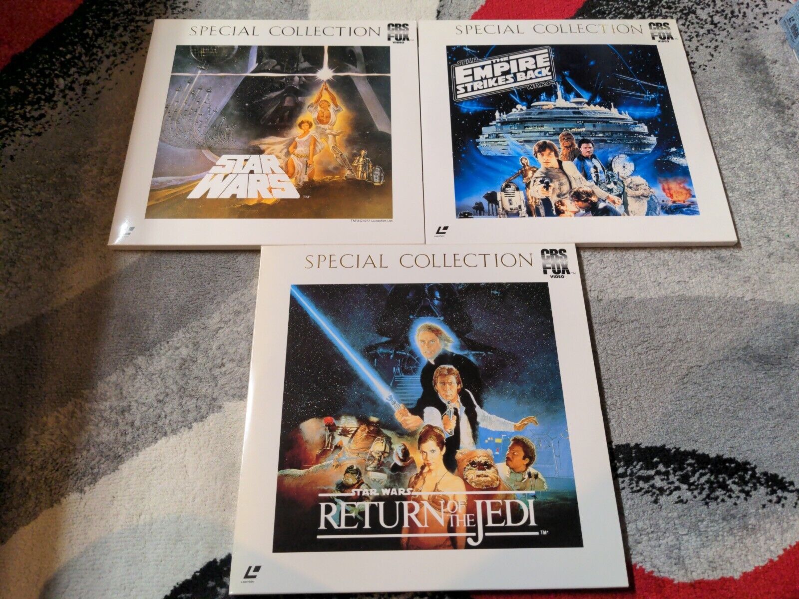 Star Wars Trilogy Special Collection Laserdisc Japan Empire Strikes Back Return