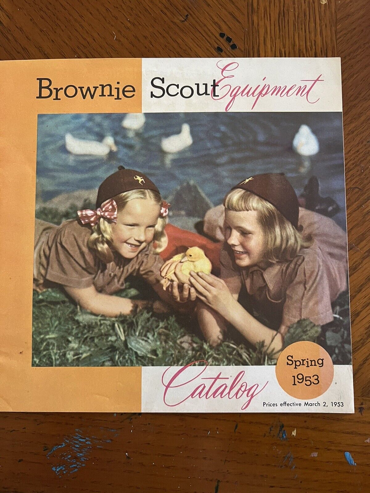 Vintage Brownie Scout Equipment Catalog Spring 1953