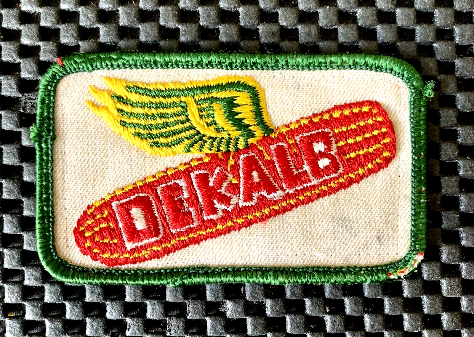 DEKALB EMBROIDERED SEW ON ONLY PATCH CORN SEED FARMING 3 1/2\