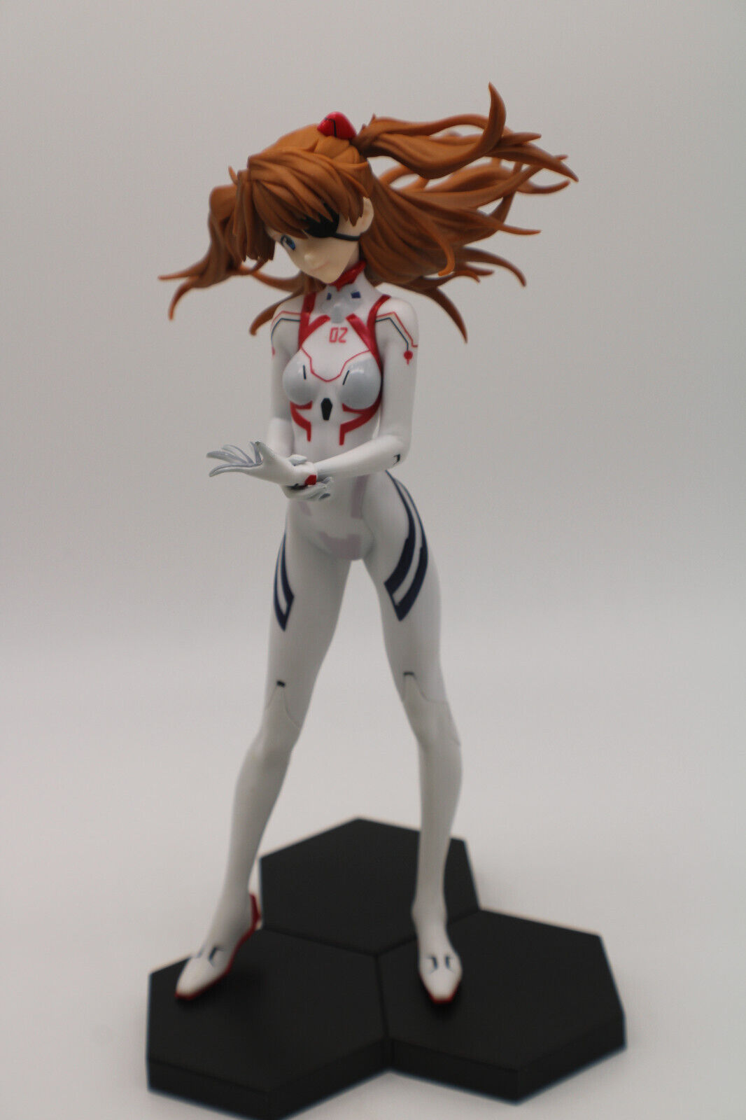 Evangelion Souryuu Asuka Langley Plugsuit Eyepatch Prize Sega Anime Figure