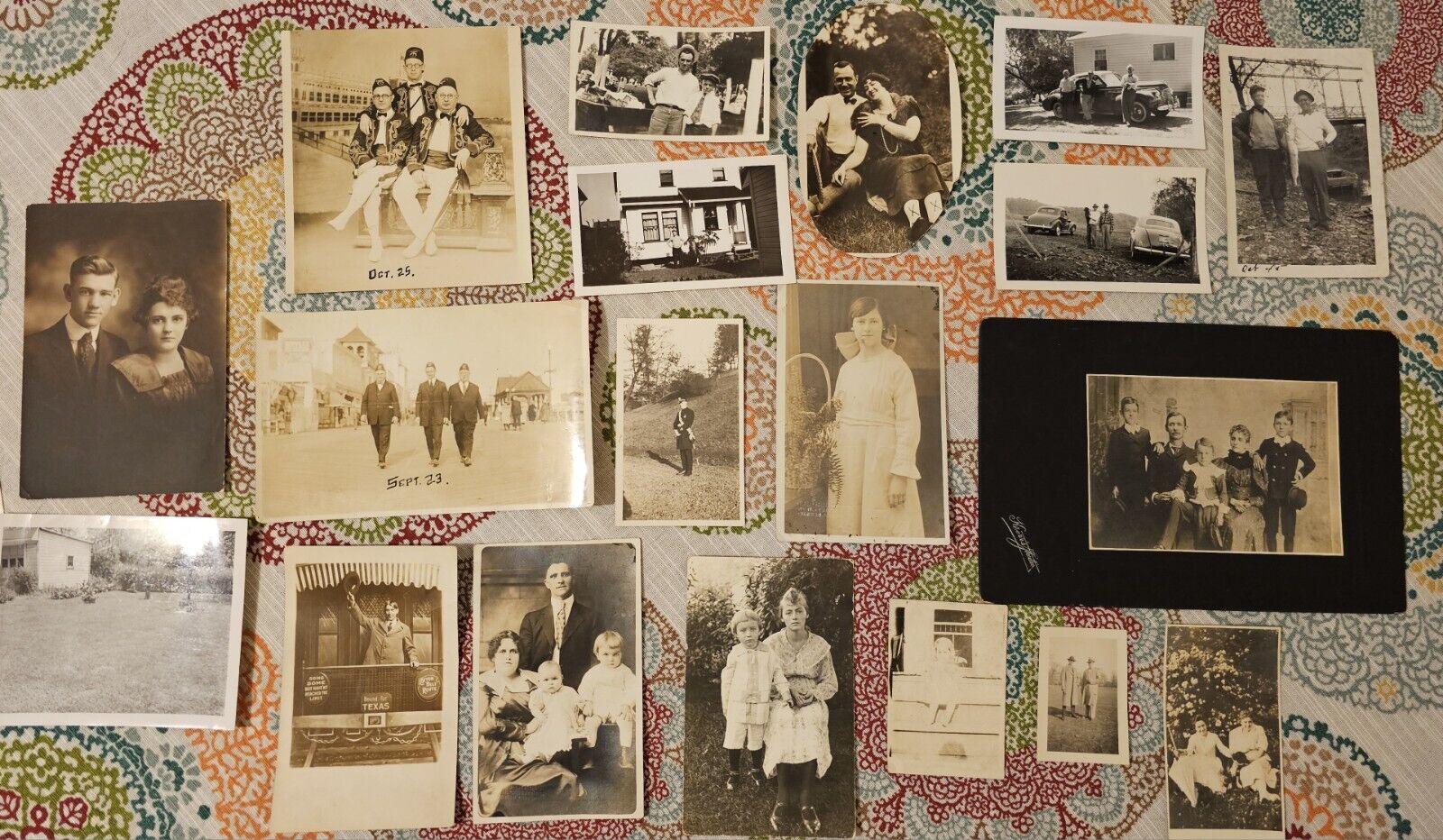 Lot Of 20 Antique Photographs