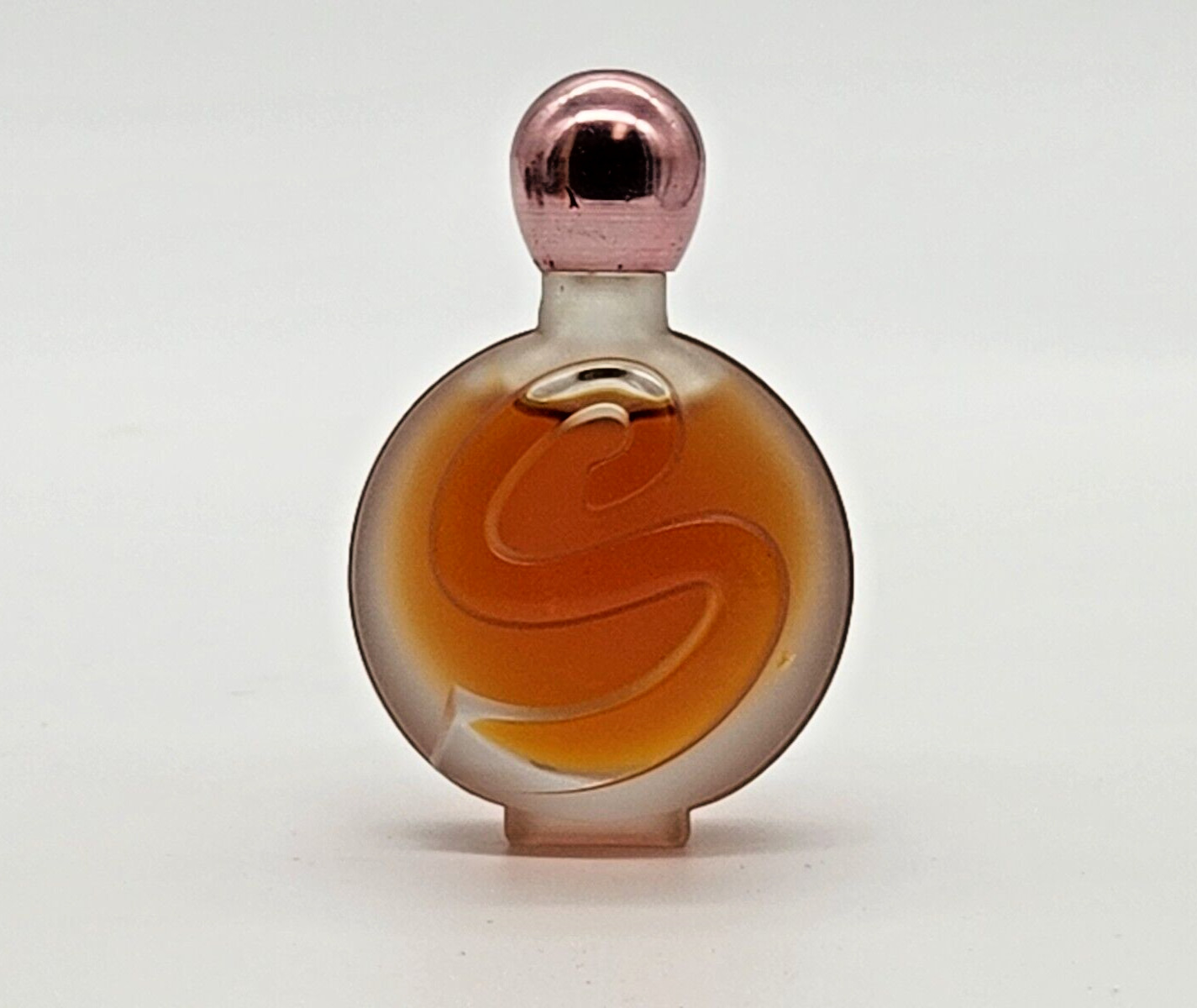 Vintage S Perfume Frosted Bottle Elsa Schiaparelli 0.25 fl oz Very Rare