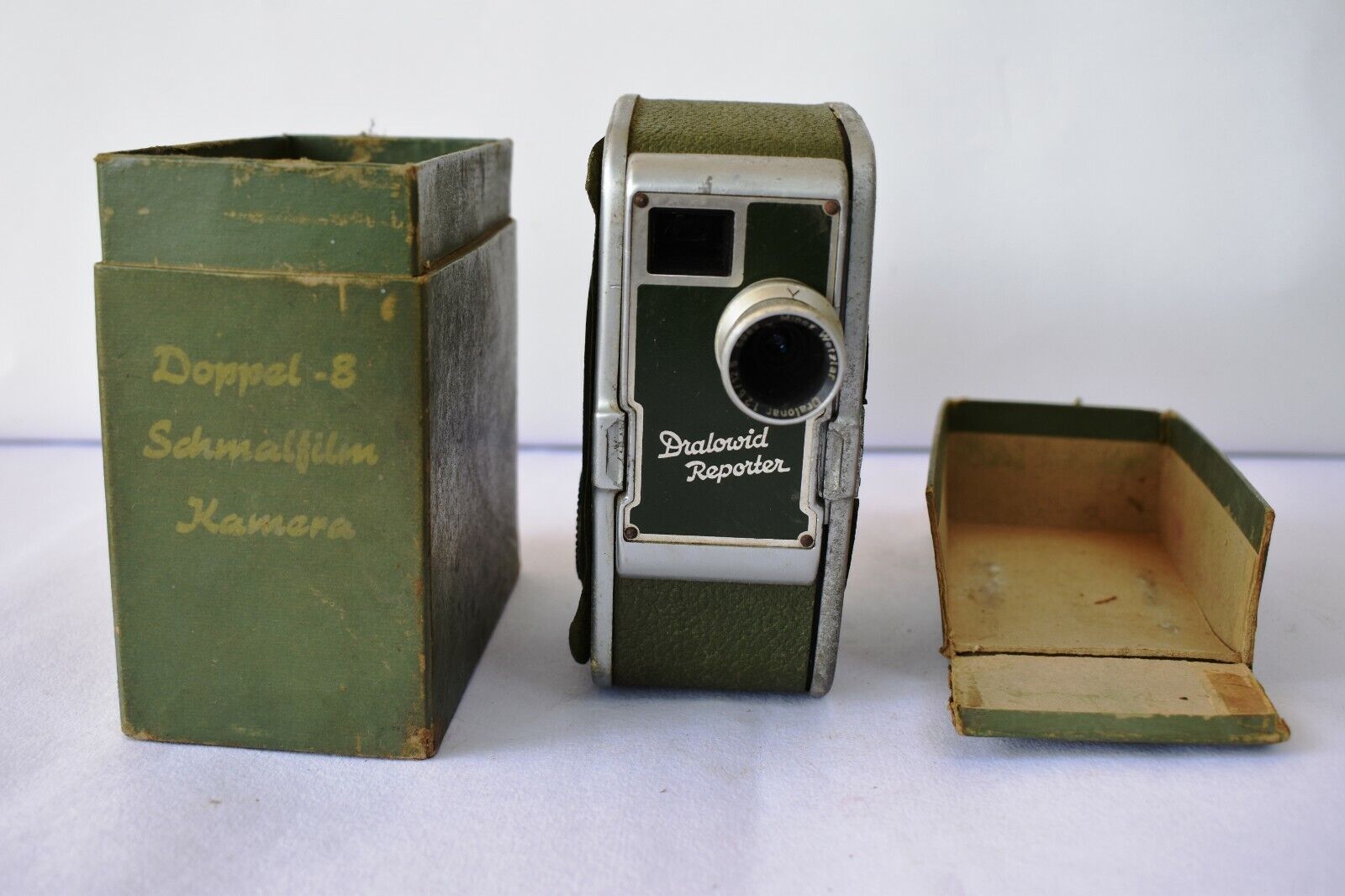 Vintage Camera Dralowid Reporter 8Mm Vintage Movie Minox Draloner Lens C1953 
