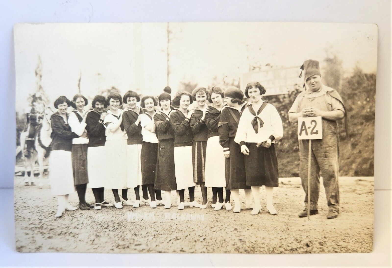 RPPC Rockaway Oregon Yell Competition Girls Team 1st Winners 1921 Antique
