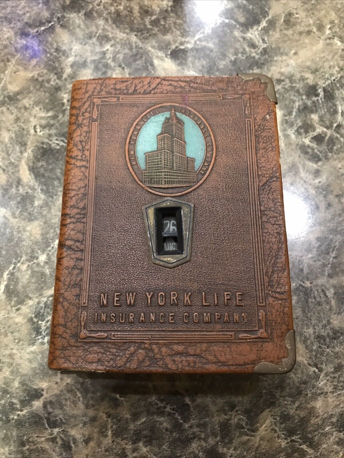Early 20th Century New York Life Insurance Company Book Bank 