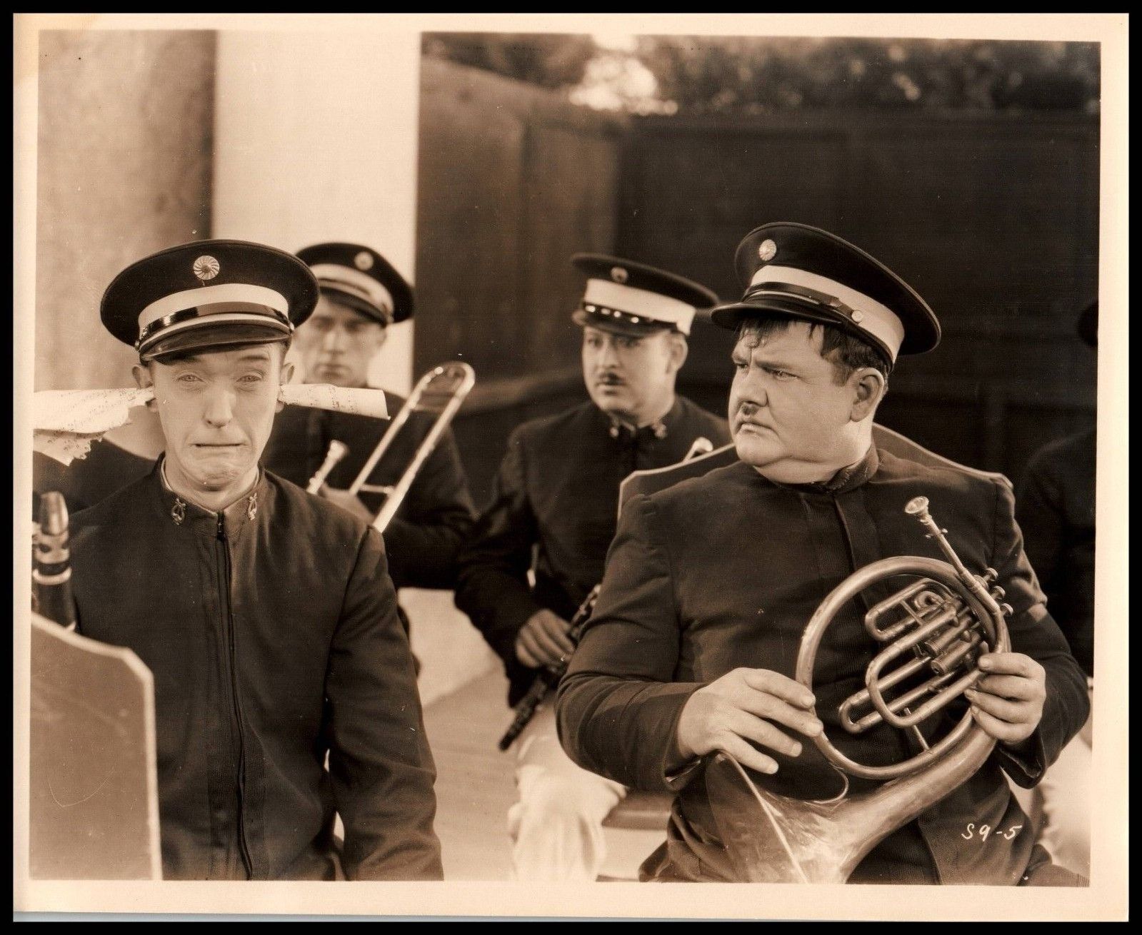 OLIVER HARDY + STAN LAUREL COMEDY SILENT FILM LEGENDS 1920s ORIG Photo 384