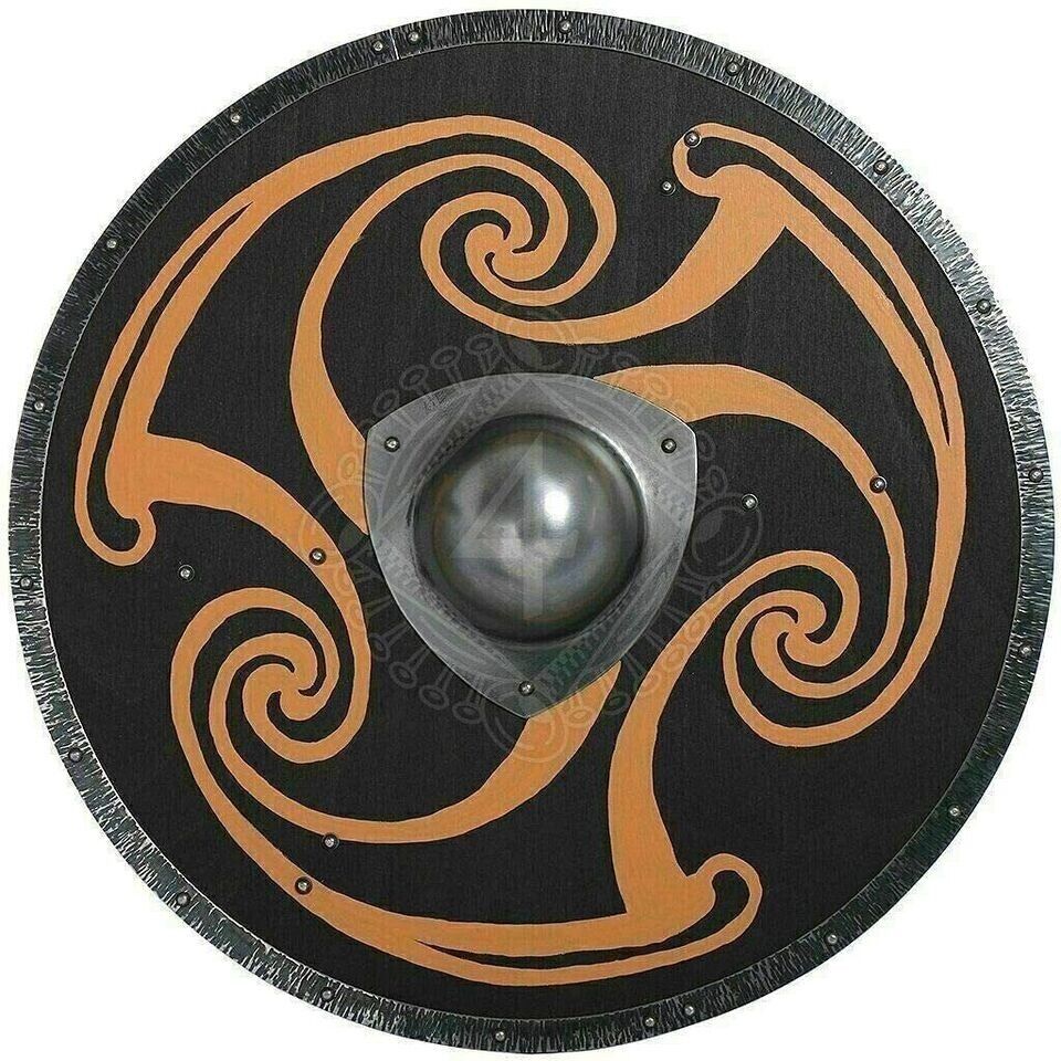New Medieval Viking Unique antique Design Shield Wooden 24 inch gift item