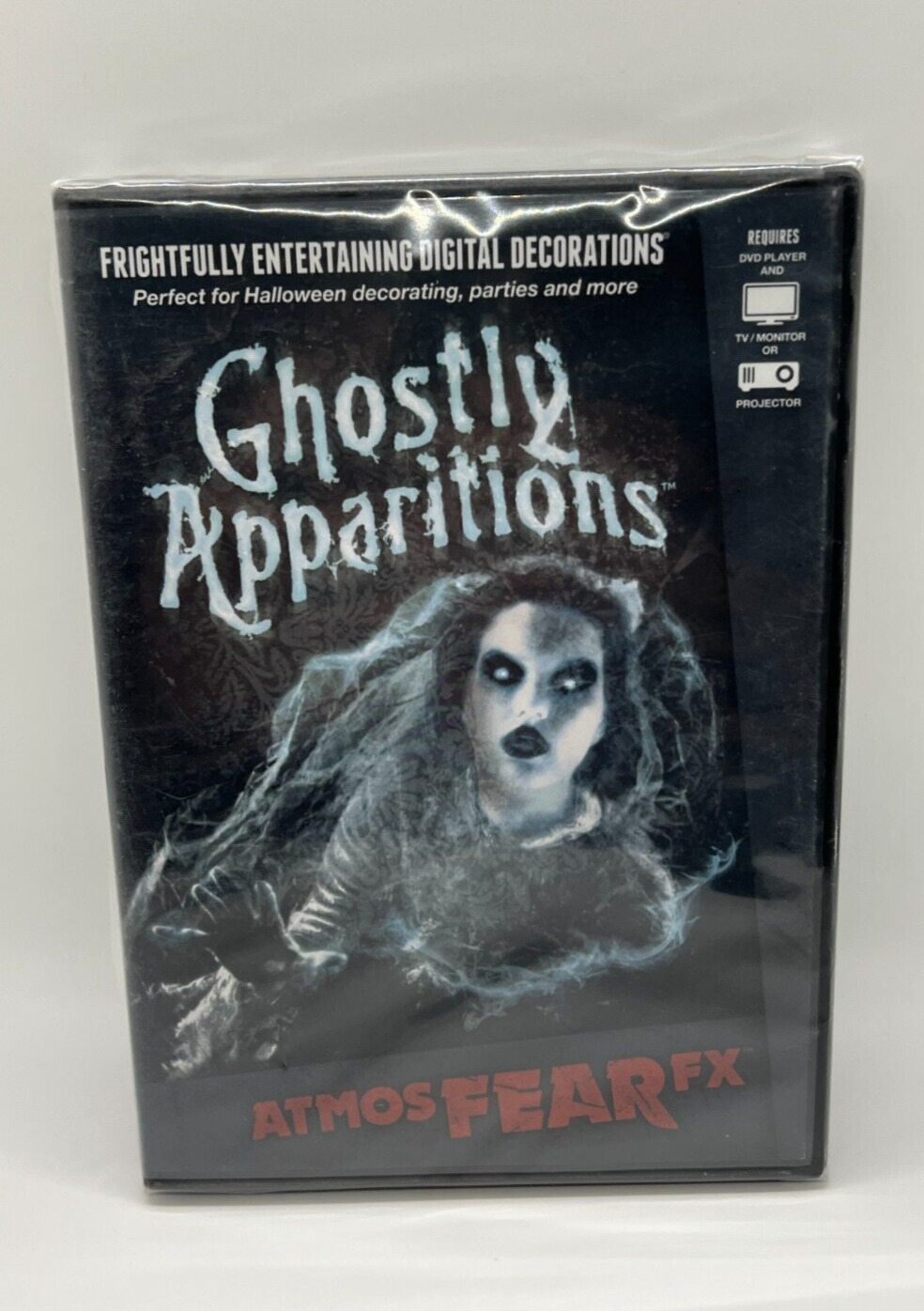 AtmosFEAR FX Ghostly Apparitions DVD Digital Decorations New