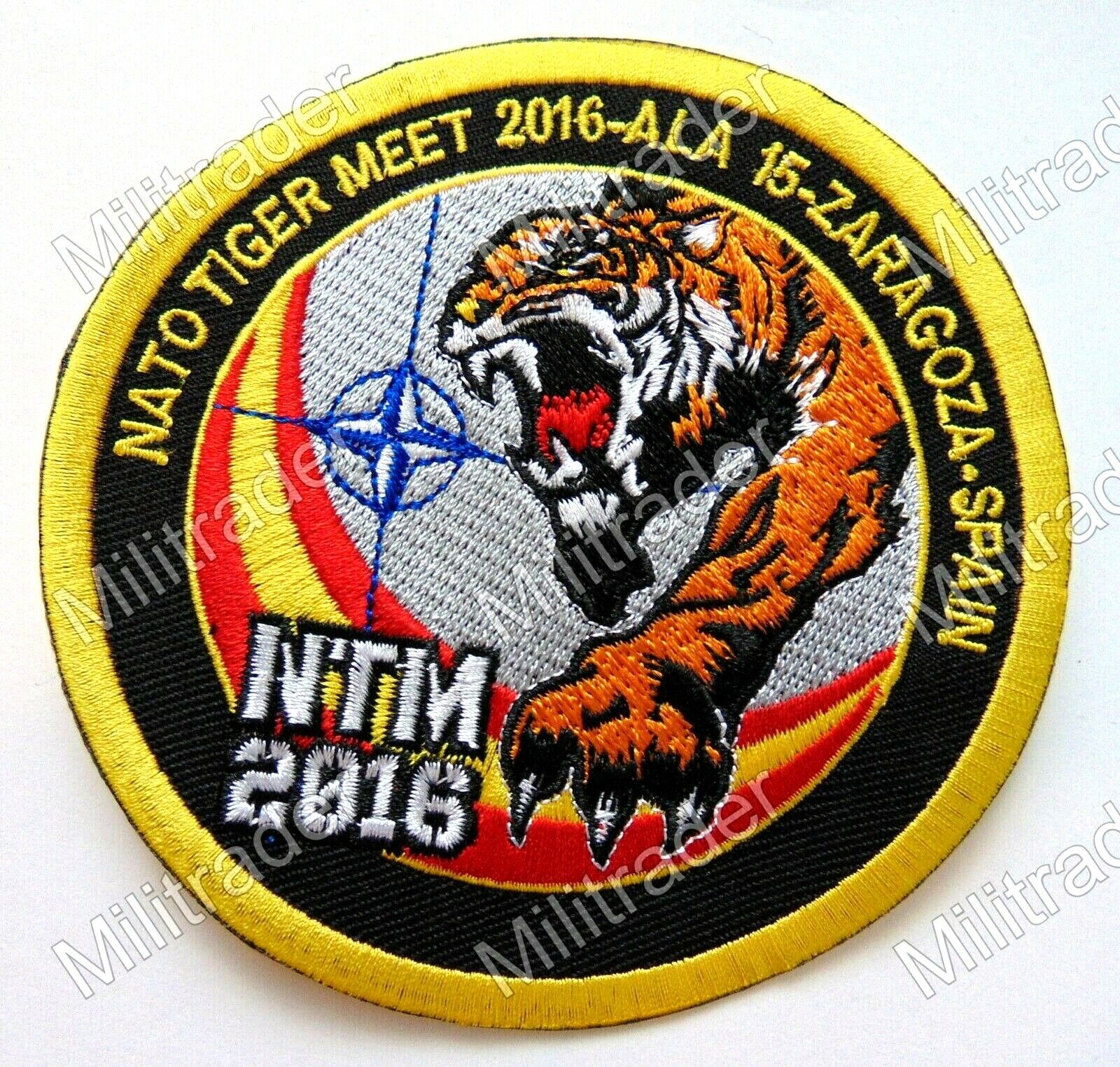 NATO Tiger Meet NTM 2016-ALA Zaragoza Spain Patch