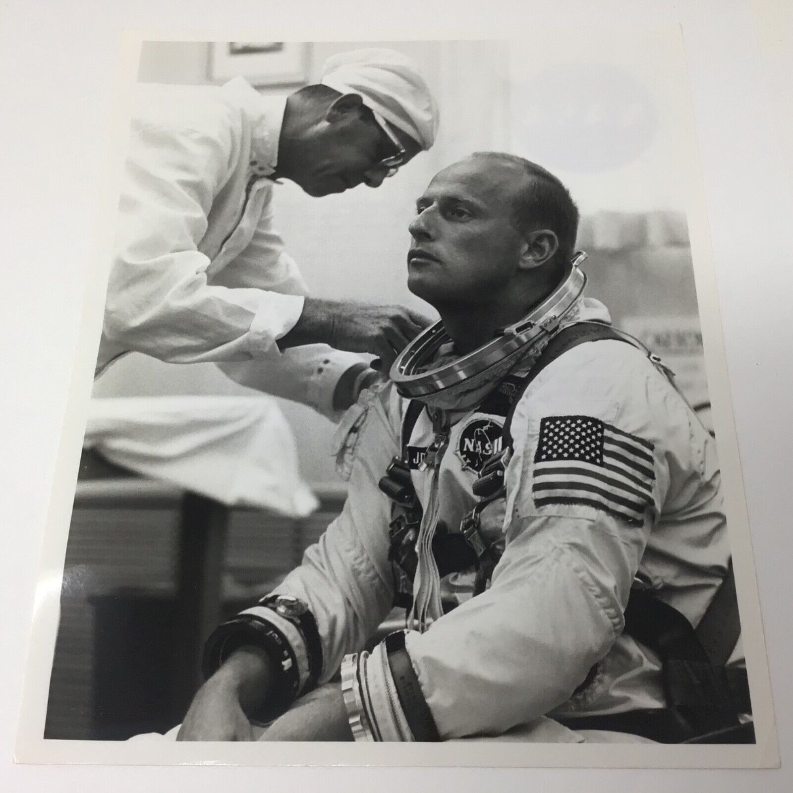 vintage NASA Photograph Gemini II pilot Charles Conrad 1966