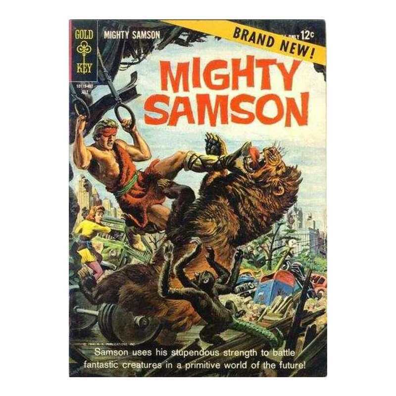 Mighty Samson (1964 series) #1 in Fine condition. Gold Key comics [t.