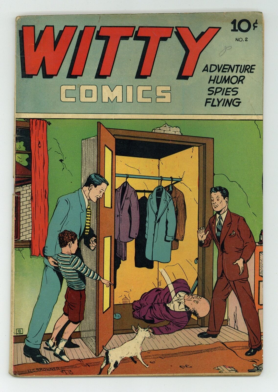 Witty Comics #2 VG- 3.5 1945