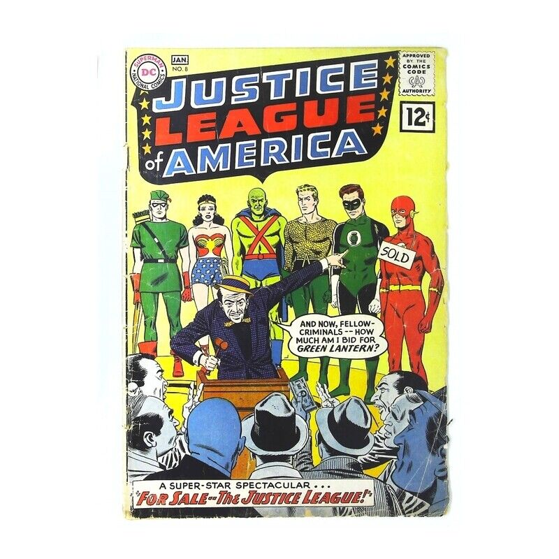Justice League of America (1960 series) #8 in Very Good condition. DC comics [f~
