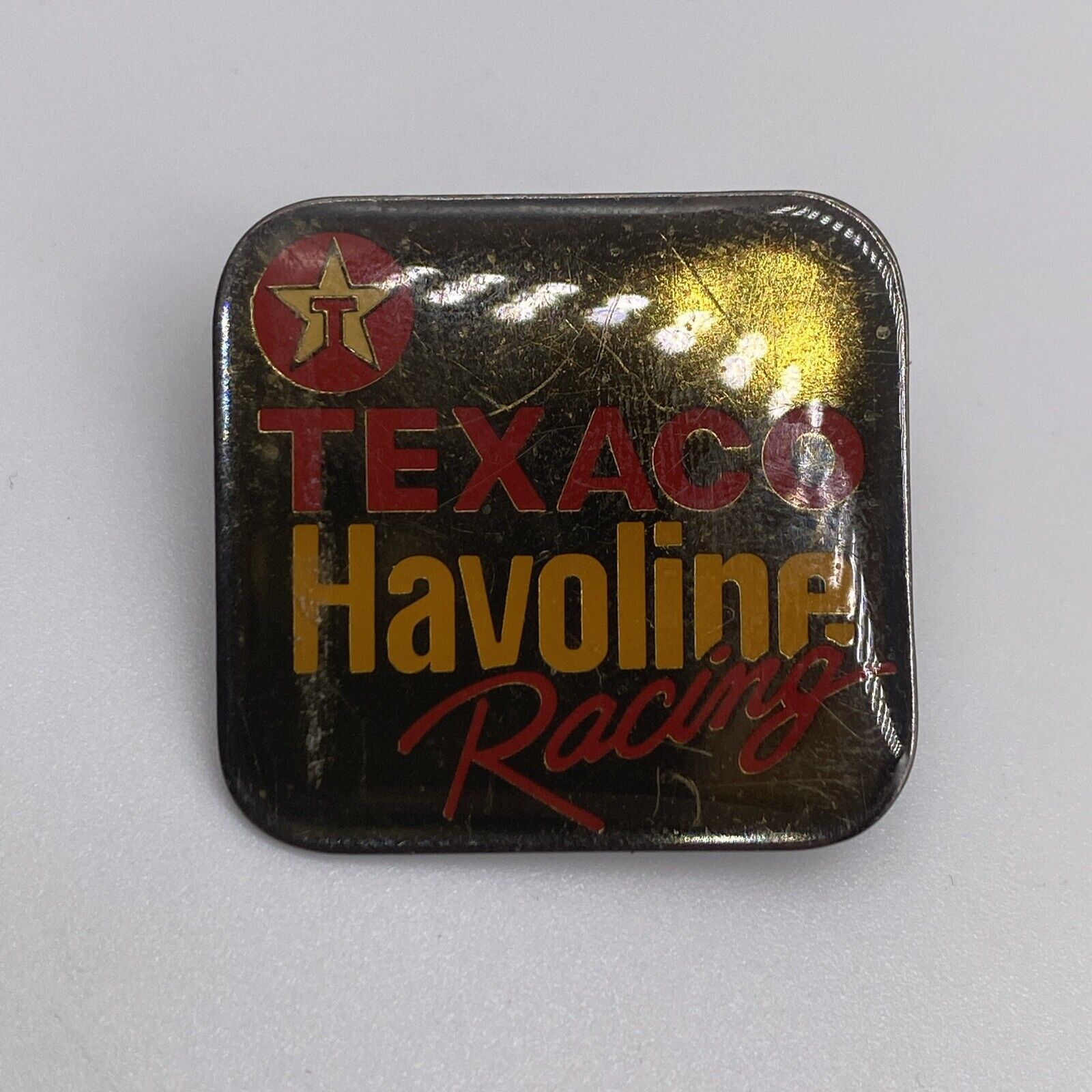 Vintage NASCAR Texaco Havoline Racing Emblem Logo Lapel Pin