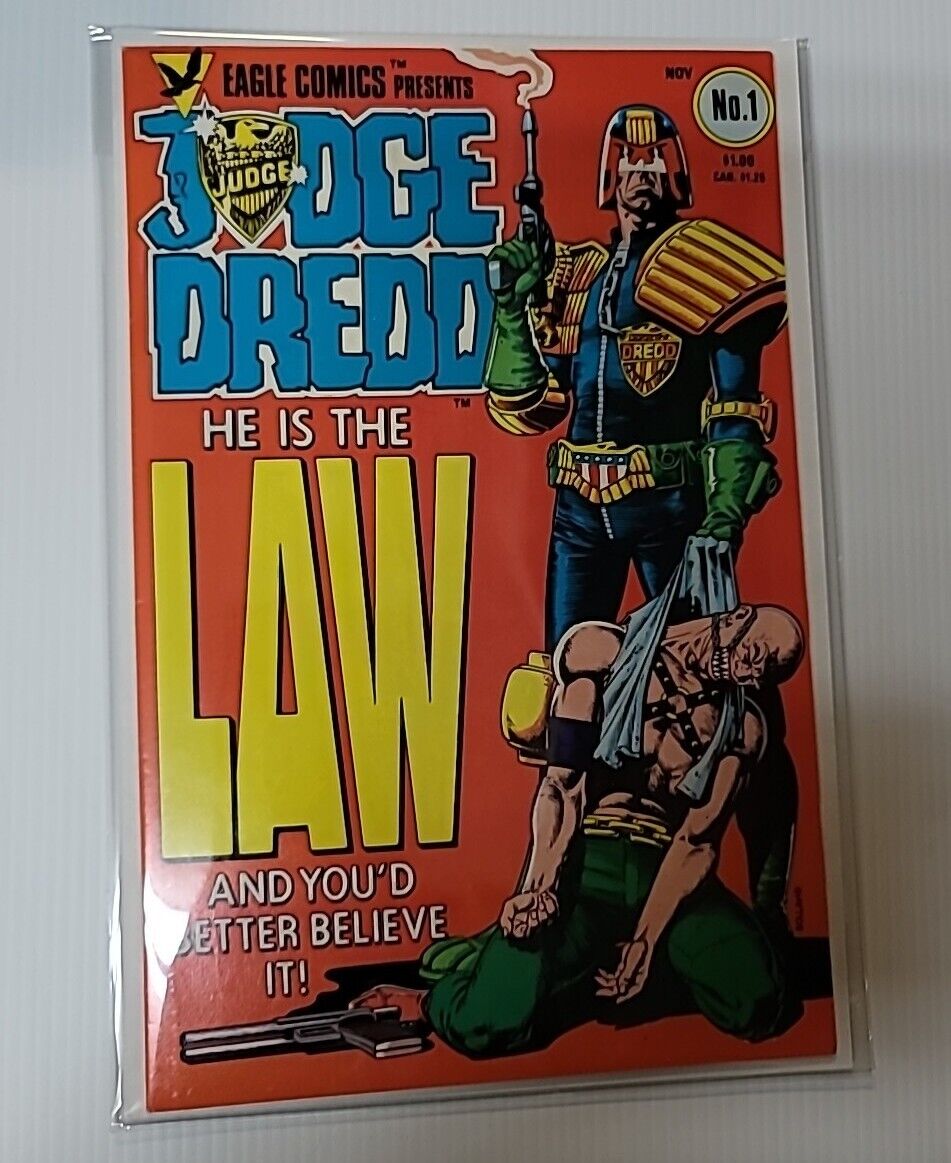 Judge Dredd (1983) #1 1st US Comic Brian Bolland Eagle Comics