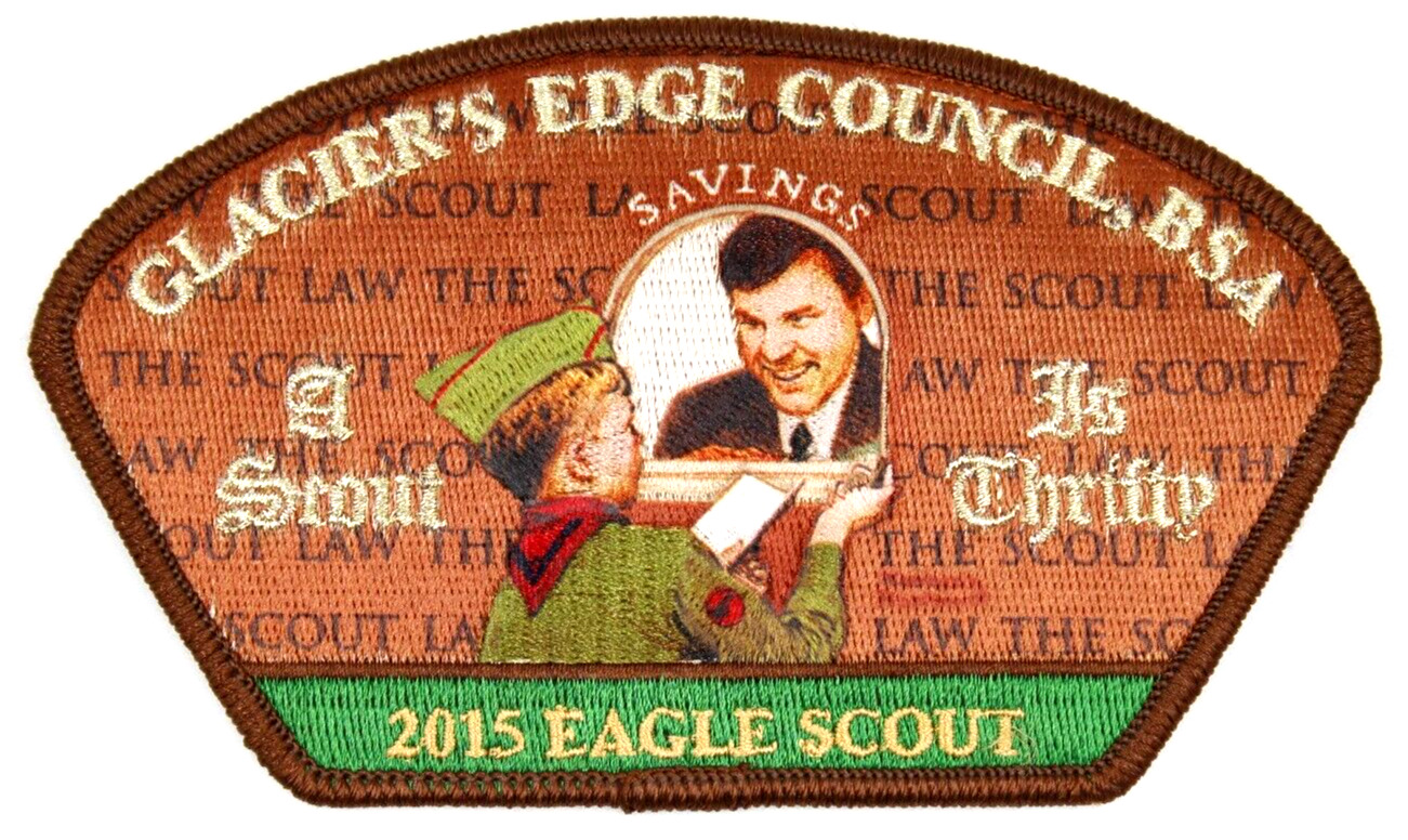 2015 Eagle Scout Thrifty Glacier\'s Edge Council CSP Wisconsin Norman Rockwell